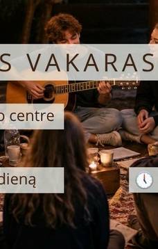A cozy evening together at the Lazdijai Youth Center
