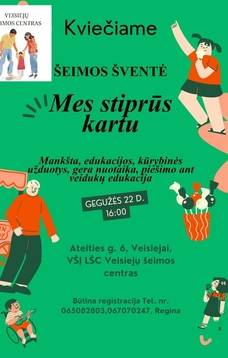 Šeimos šventė "Mes stiprūs kartu"