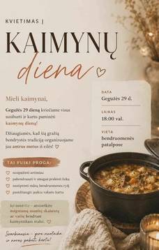 Kaimynų diena Vytautų kaimo bendruomenėje