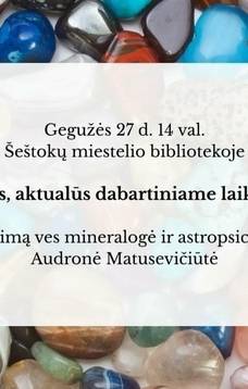 Susitikimas "Akmenys, aktualūs dabartiniame laikotarpyje"