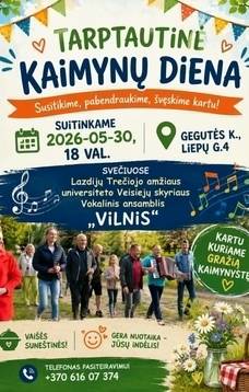 Obchody Międzynarodowego Dnia Sąsiada w gminie Gegutė
