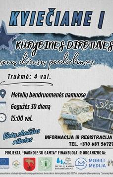 Warsztaty kreatywne „Recykling starych jeansów”