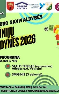 Atviros Lazdijų r. savivaldybės seniūnijų sporto žaidynės 2026