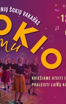 Linijinių šokių vakaras „Šokio ritmu“