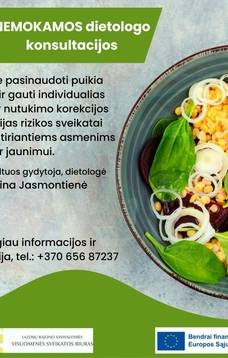 Nemokamos dietologo konsultacijos