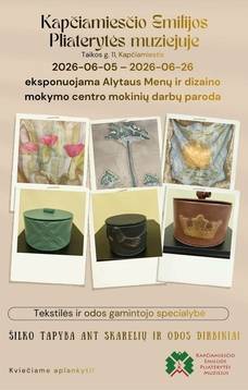 Exhibition of works by students of Alytus Arts and Design Training Center
