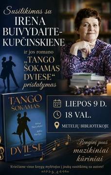 Susitikimas su rašytoja Irena Buivydaite - Kupčinskiene 