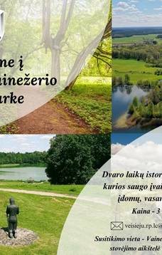 Wycieczka do parku dworskiego Vainežeris