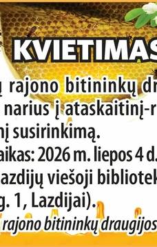 Lazdijų rajono bitininkų draugijos susirinkimas 