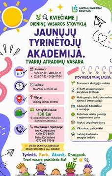 Letni obóz dzienny „Akademia Młodych Naukowców”