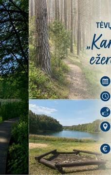 Tėvų ir vaikų žygis ,,Kartu Ančios ežero pakrante"