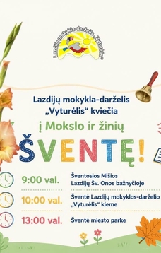 Rugsėjo 1-osios šventė "Vyturėlyje"