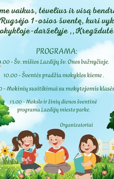 Rugsėjo 1-osios šventė "Kregždutėje"
