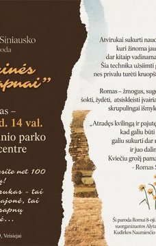 Romo Siniausko atvirukų paroda "Popierinės vasaros sapnai"