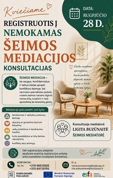 Nemokamos šeimos mediacijos