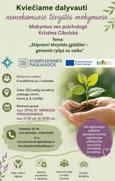 Nemokami tėvystės mokymai