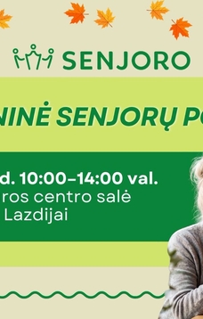 Rudeninė senjorų popietė Lazdijuose