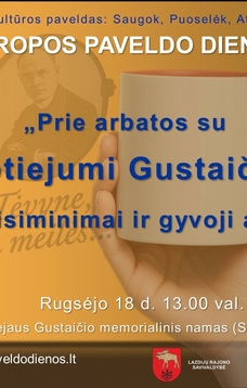 „Prie arbatos su Motiejumi Gustaičiu: eilės, prisiminimai ir gyvoji atmintis“