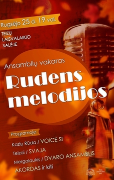 Ansamblių vakaras „Rudens melodijos”
