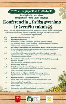 Konferencija "Dzūkų gyvenimo ir švenčių takais"!