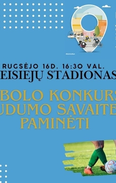Futbolo konkursai Judumo savaitei paminėti