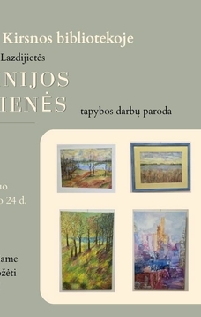 Lazdijietės Virginijos Gabrienės tapybos darbų paroda