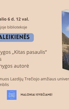 Zitos Valeikienės poezijos knygos "Kitas pasaulis" pristatymas