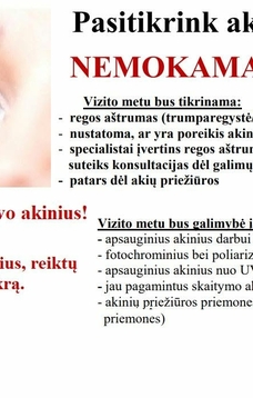 Nemokama regos patikra Krosnoje