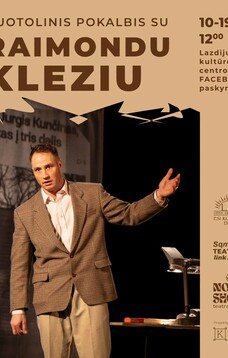Renginių ciklo „Sąmonės teatro link“ nuotolinis pokalbis