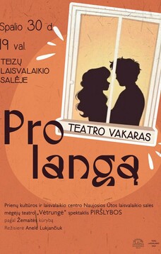 Teatro vakaras „Pro langą”