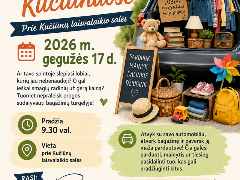 Luggage market in Kučiūnai