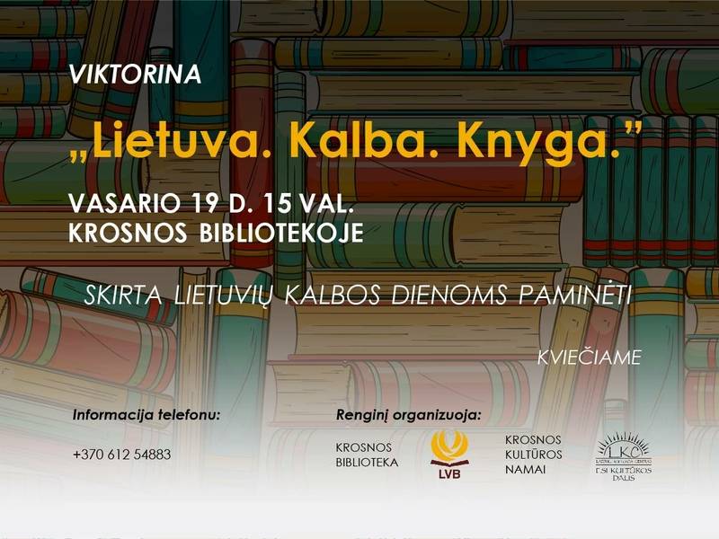 Quiz "Lithuania.Language.Book."