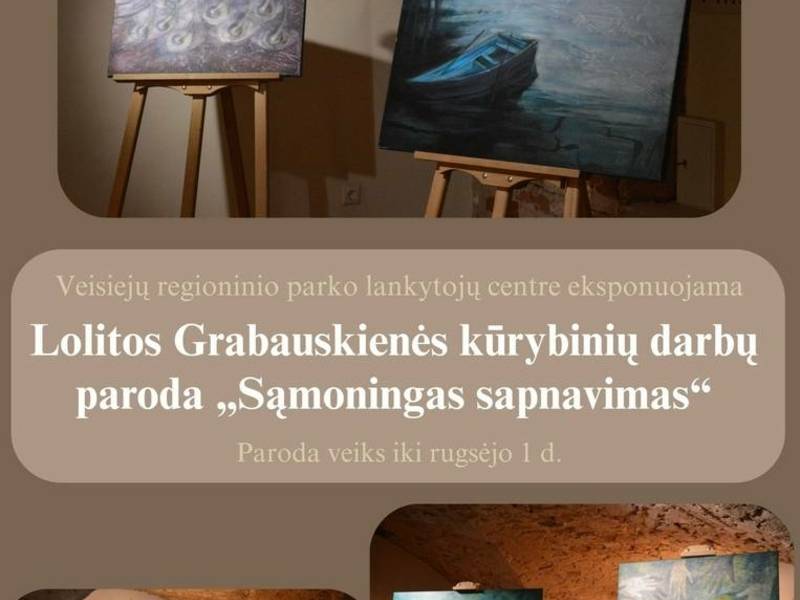 Exhibition of Lolita Grabauskienė's creative works "Lucid Dreaming"