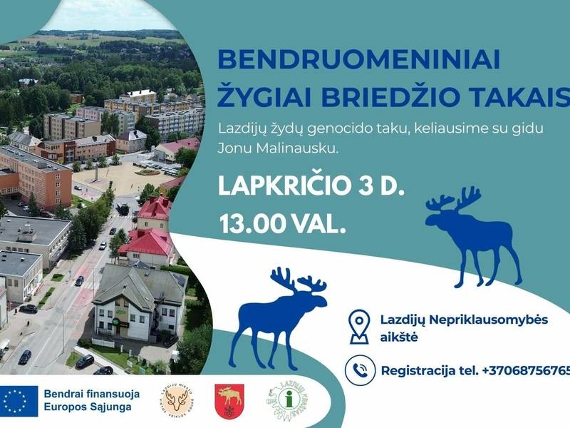 BENDRUOMENINIAI ŽYGIAI BRIEDŽIO TAKAIS