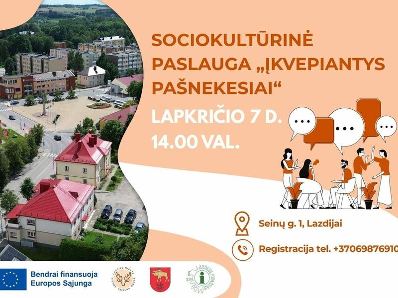 SOZIOKULTURELLES ANGEBOT „INSPIRIERENDE VORTRÄGE“