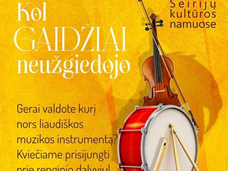 Wieczór folklorystyczny z muzyką instrumentalną „Dopóki nie zapiały koguty”