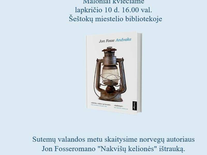 Audio readings "Nordic Literature Week"