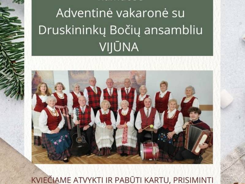 Adventinė vakaronė Kapčiamiestyje