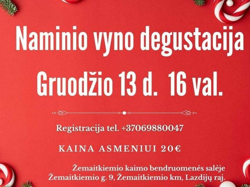 Дегустация домашнего вина