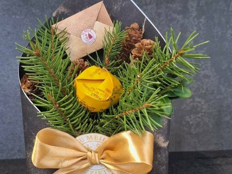 Edukacija - kalėdinė dekoracija "Pilnas vokas"