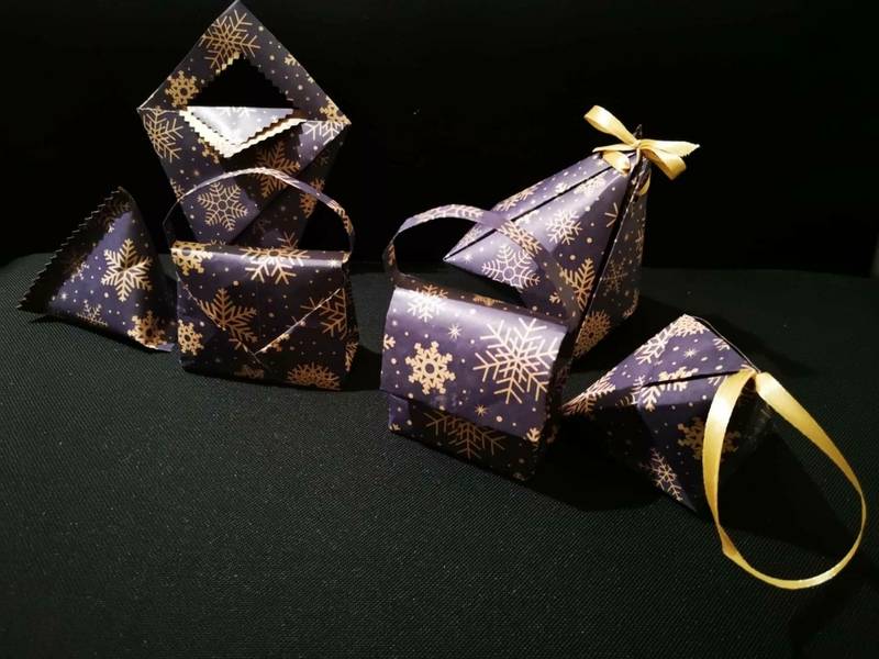 Edukacija - krepšelis dovanoms "Laiškas - rankinukas"