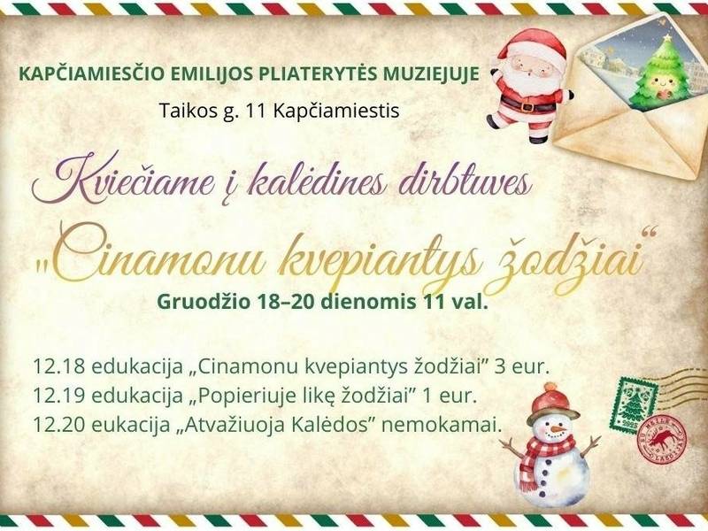 Edukacija "Popieriuje likę žodžiai"