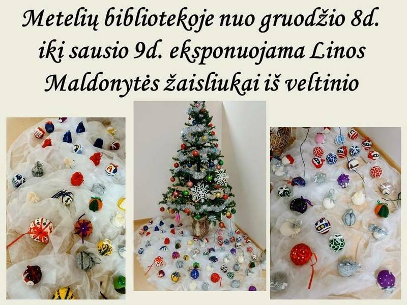 Wystawa zabawek filcowych Liny Maldonytė