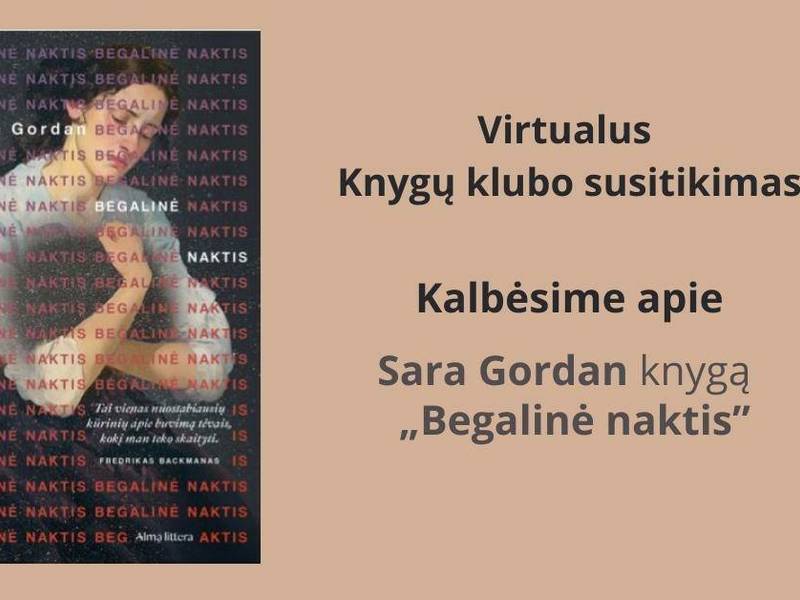 Virtualus knygų klubo susitikimas