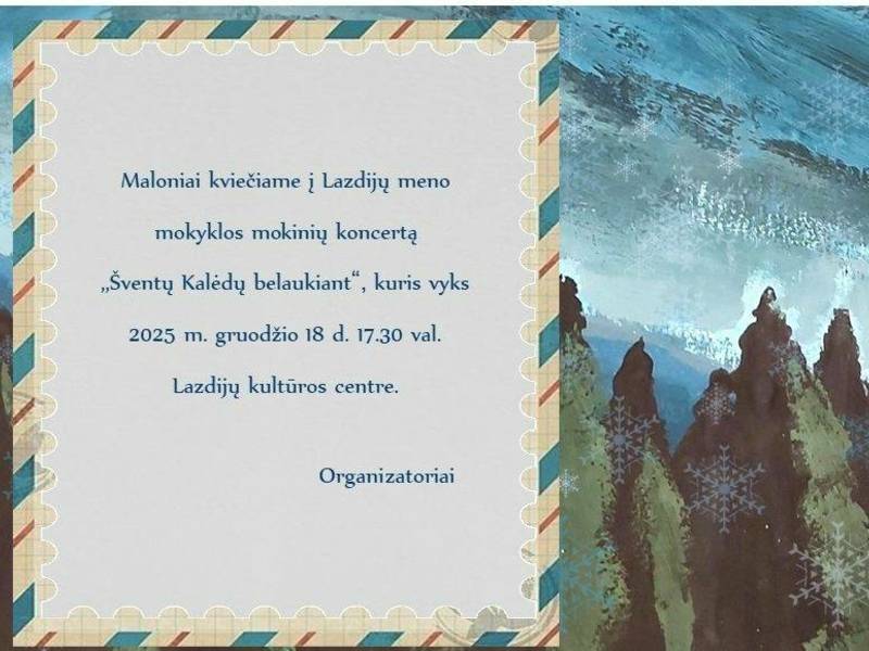 Koncertas "Šventų Kalėdų belaukiant"