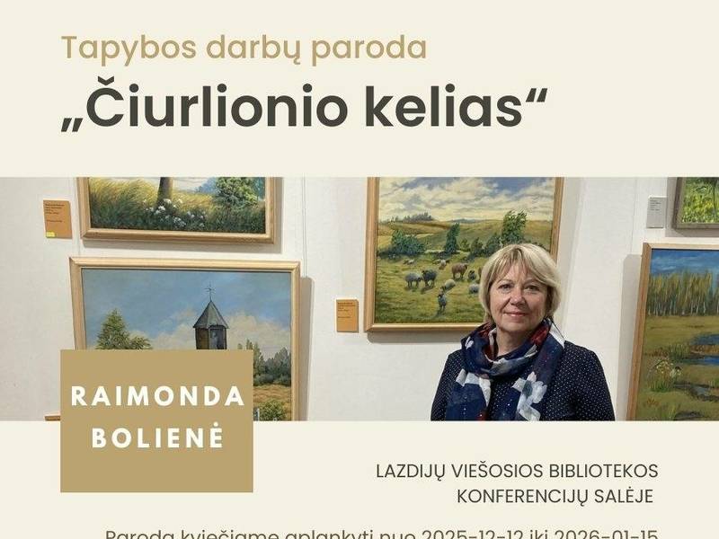 Gemäldeausstellung „Čiurlionis' Weg“