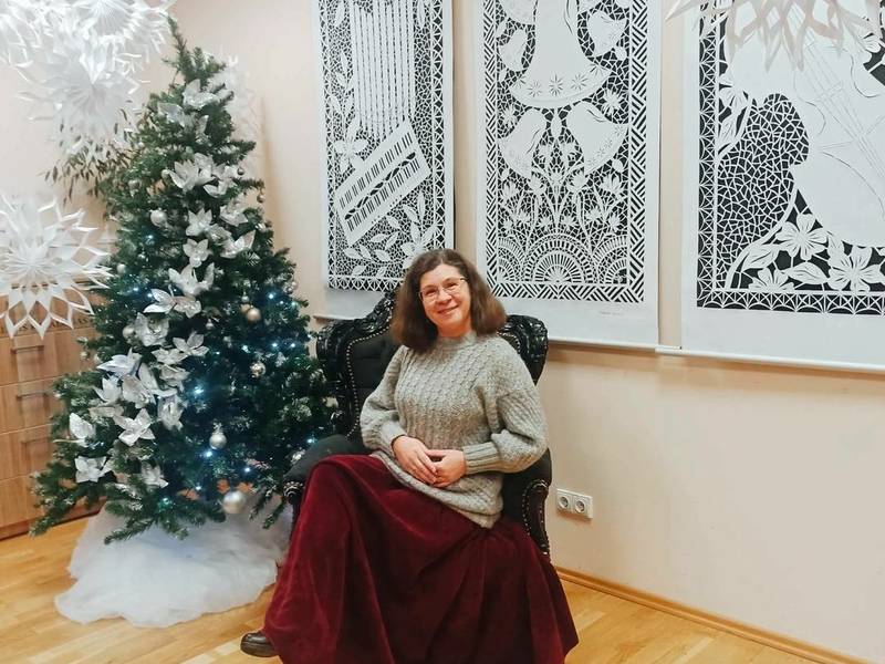 Tatutodailininkės Linos Kabelkaitės karpinių paroda