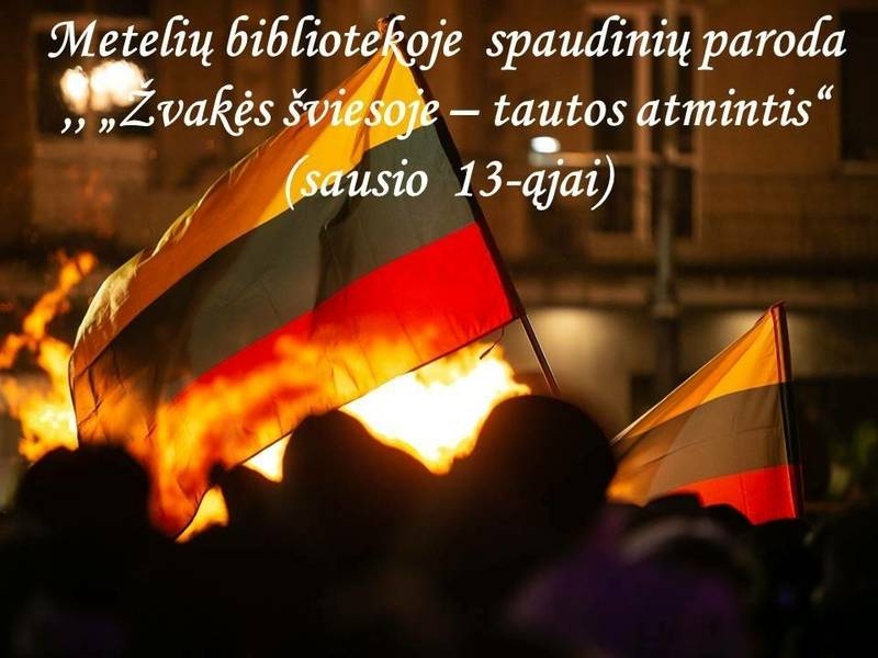 Spaudinių paroda "Žvakės šviesoje - tautos atmintis"