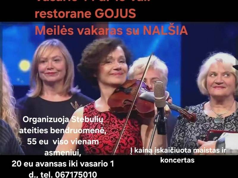 An evening of love with NALŠIA