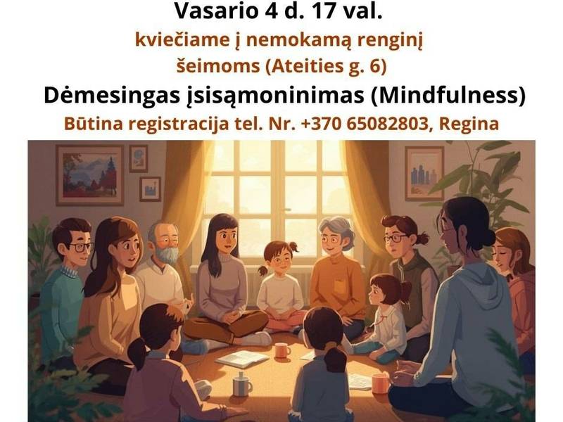 Nemokamas renginys šeimoms 